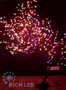 Светодиодные деревья Rich LED Сакура 150, 24В, RGB Хамелеон