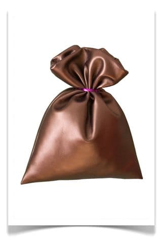 Игрушка новогодняя «Золотой мешок» материал: влаго-морозостойкий, Размер 300 мм, Цвет: золото, серебро