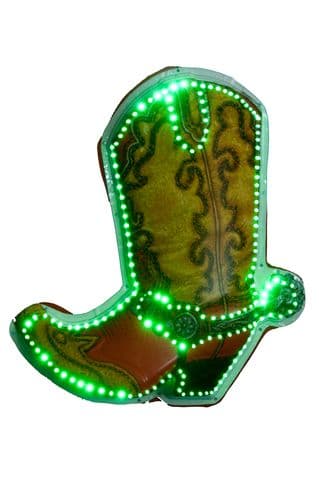 Светодиодная игрушка «Сапог», материал: полистирол, Размер 800 мм, Цвет: с изображением (шелкография)