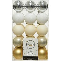Коллекция пластиковых шаров Gracy - Bright Luxury 6 см, 30 шт (Kaemingk)