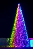 Освещение «Хамелеон» RGB для елки 5 м