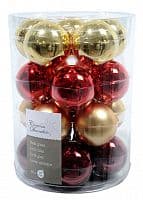 Коллекция стеклянных шаров Золотая Осень 60 мм, 20 шт (Kaemingk)