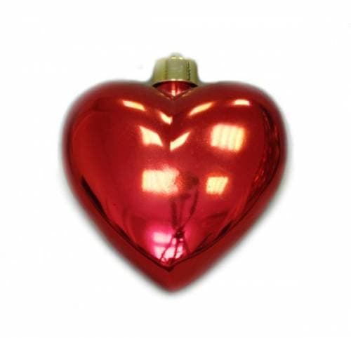 Игрушка глянцевое Сердце материал: пластик, Размер 230мм, Цвет: красный