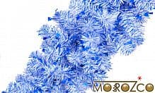 Гирлянда Рождественская 10 270*28 см белая, украшение синее MOROZCO