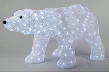 Акриловая фигура Медведь. 270 белых светодиодов. Размер 80 см