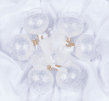 Набор стеклянных шаров коллекция Альянс, стекло, 6 шт (Фабрика Елочка)