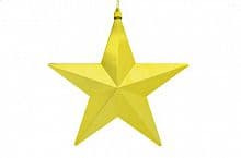Игрушка Звезда, Размер 300 мм, Цвет: золото