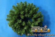 Венок новогодний 9, d-35 см  светло зеленый MOROZCO