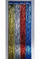 Украшение Дождик длина 100 см (бордо, золото, серебро, синий)