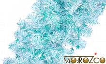 Гирлянда Рождественская 12 270*28 см белая, украшение бирюза MOROZCO